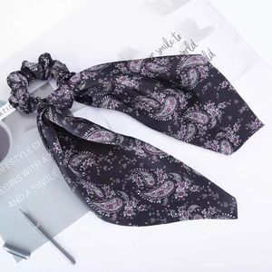 🔖Last! Boho Paisley Black Hair Scrunchie & Scarf!